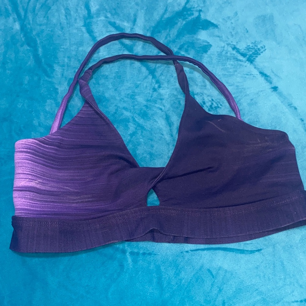 LaLa Vibrant Purple Bikram Yoga Bra